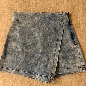 DENIM by Jealous Tomato White Wash Skort NEW WITH TAGS Size Small